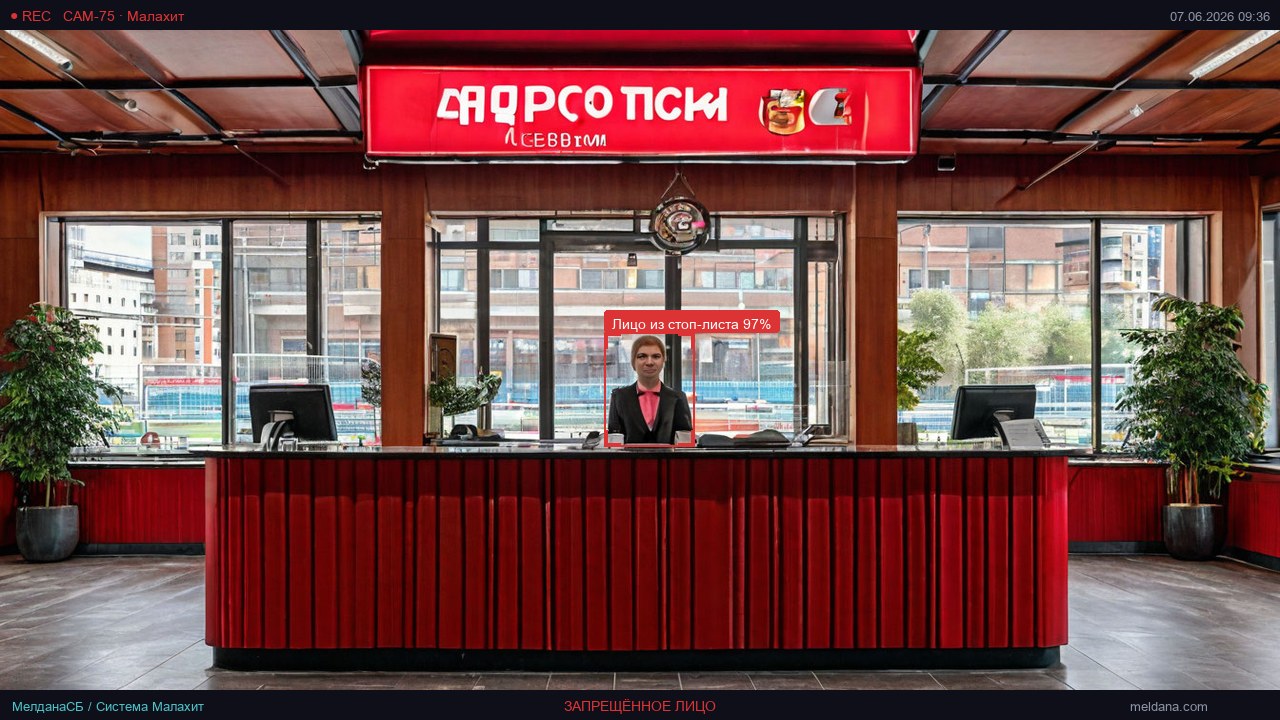 Детекция запрещённых лиц на стадионе в Луганске — от 4 200 ₽/стадион/мес